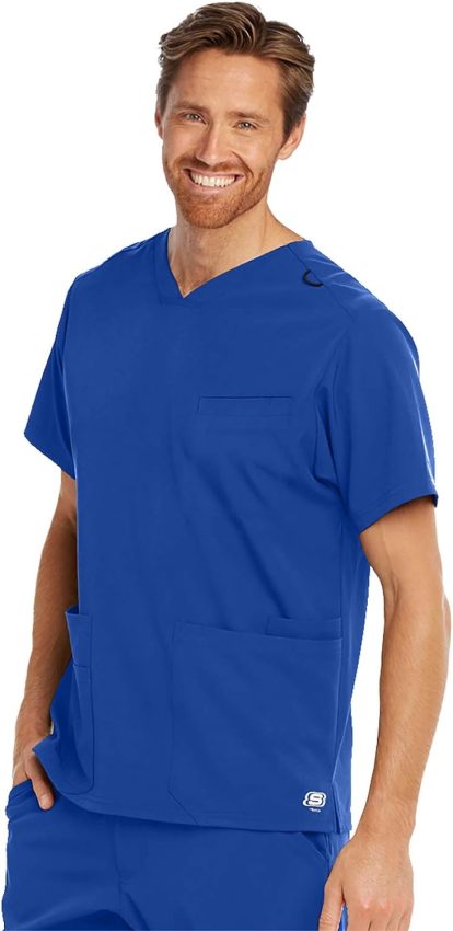 61UVkbnq+1L._AC_SL1500_ best scrubs doctors in royal blue skechers scrub